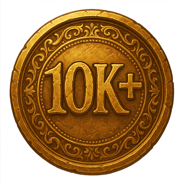 10K+